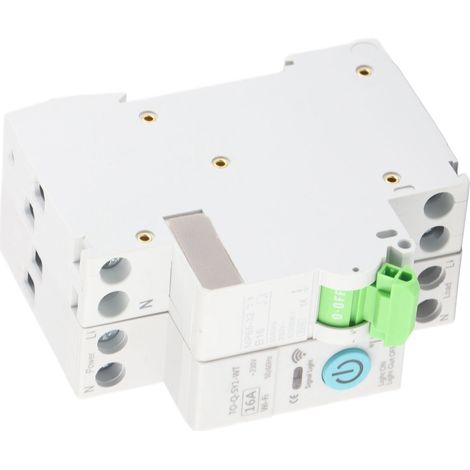 Intelligenter WLAN-Leistungsschalter 1P+N mit 3 Zeitmodi und Fernbedienung, 16 A, 230 V Wechselstrom (1/5)