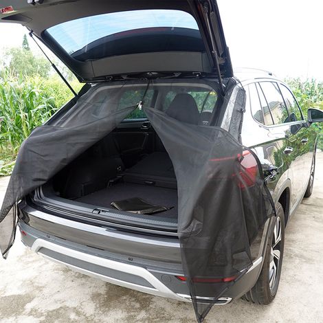 Heckklappenschutzgitter, Moskitonetz und Sonnenschutz, magnetisches Fenster-Moskitonetz, Reiseausrüstung fürs Auto, Kofferraumlüftungs- und Moskitonetz, kleines Heckklappenschutzgitter (1/5)