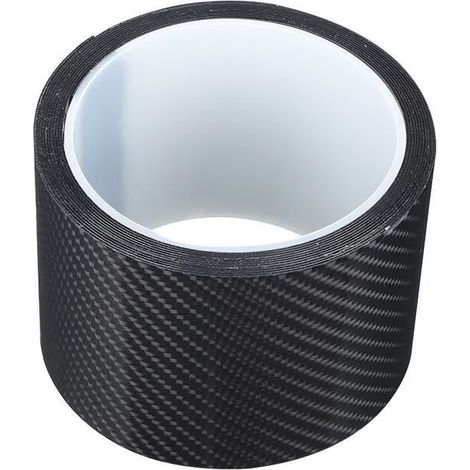 Autocollant en fibre de carbone SURENHAP - Anti-Rayures - 7 cm x 3 m (1/4)