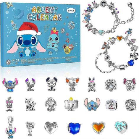 Calendrier de l'Avent 2025, coffret cadeau de Noël, boîte à bijoux en papier, emballage cadeau, coffret cadeau de Noël/Halloween, boîte surprise 24 cases, coffret cadeau bracelet (1/4)