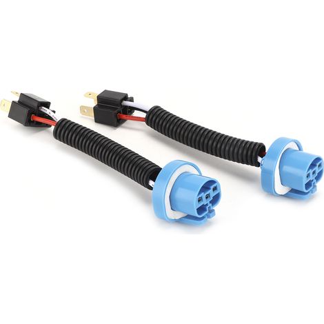 Adaptateur H4 mâle vers 9007 femelle pour phare, universel, plug and play, 12 V-24 V (1/5)