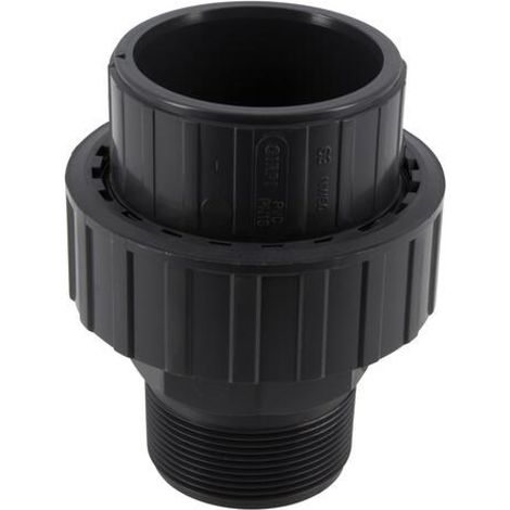 Nicoll – Raccord d'évacuation PVC Ø63 mâle 50/60 femelle à coller – Pression nominale 16 bars – Longueur 49mm – Pour réseaux d'eau froide