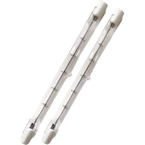 Aougo – Ampoule halogène dimmable R7s 118mm 500W – Blanc chaud 2800K – 11000lm – AC 220-240V – Lot de 5 pour éclairage intérieur et extérieur (1/5)