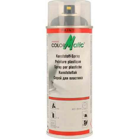 COLORMATIC - Bombe de peinture pour pare-chocs noir - aérosol de 400ml - 856600 - Ce produit de marque COLORMATIC est neuf.