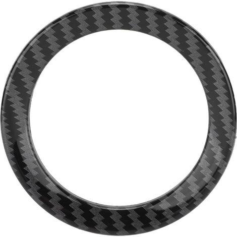 Embellecedores de fibra de carbono para la cubierta del volante, repuesto de ABS de primera calidad para Smart Fortwo Forfour 453 2015 – 2021, interior del automóvil (1/5)