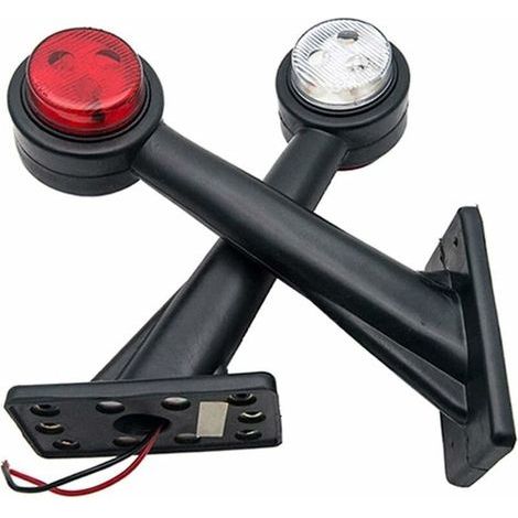 Set of 2 12V LED 15cm Side Marker Lights for Truck Trailer (1/5)