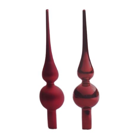 Puntale Vetro Rosso FLORA