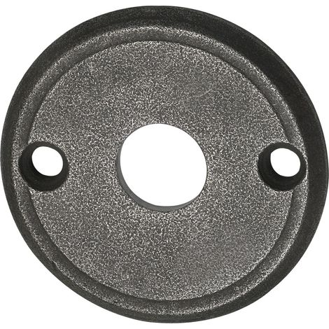 Halcö WC-Rosette Gröden Rosetten ø 50x3mm mit Holzschrauben, verzinkt patiniert (1/2)