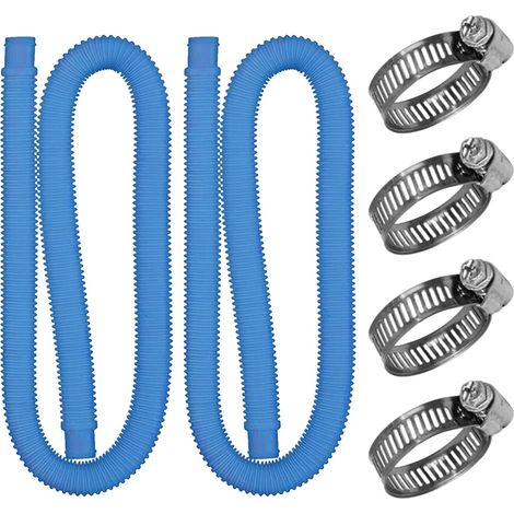 2er-Packung 1,25" x 59" Ersatzschläuche für Aufstellpool-Filterpumpen (1/5)