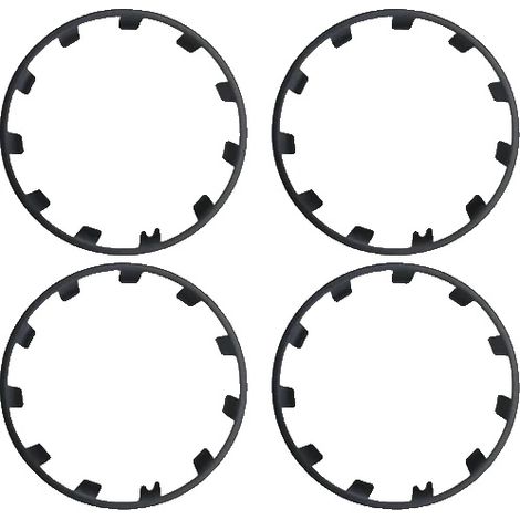 Protezione per il mozzo della ruota per Tesla Model Y, in materiale ABS, facile da installare, nero opaco. (1/2)