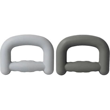 Appareil de musculation des mains en forme de D, lot de 6, pour l'entraînement des poignets - Antidérapant et doux (1/5)