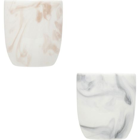 Tasse Mila en porcelaine assortie 8 x 7,5 x 7,5 cm 20 cl