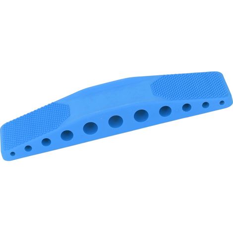 Brosse pour cheval 6-en-1, épilation portable, massage, exfoliant, outil de toilettage, beauté équestre, bleu, boîte (1/5)