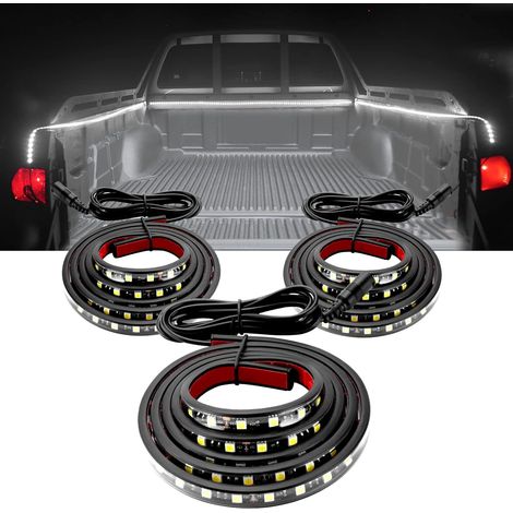 36 W LED Strip Light for Truck, 270 LEDs 12 V IP68 Waterproof LED Work Lights for RV Awning Light, Truck Loading Area, Side Door Light (3 Pieces) (1/5)