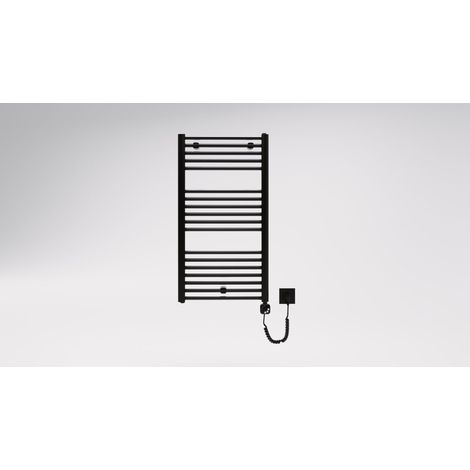 Radiateur électrique Luxrad ELTOP 922×500 mm, puissance thermique 340 W, noir mat, élément chauffant 400 W (1/3)