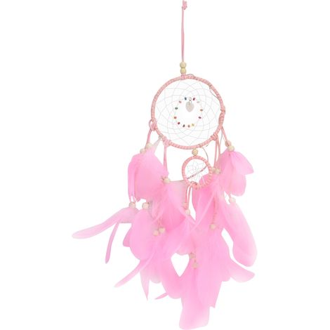 Dream Catcher Wall Hanging Dreamcatcher Pendant for Living Room Bedroom Dormitory WeddingPink