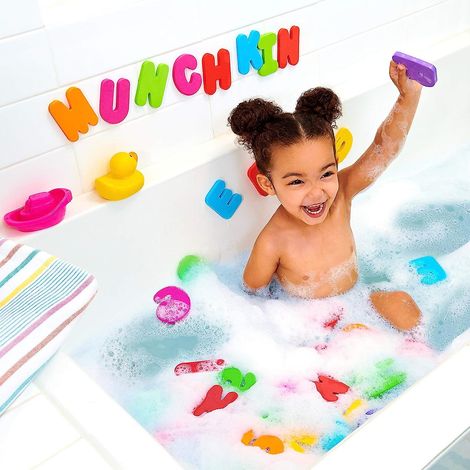 Ensemble de jouets de bain éducatifs - Lettres et chiffres (1/5)