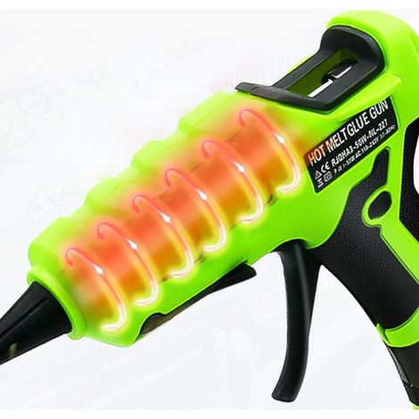 1 à colle sans fil, chauffe rapide, batterie lithium, poignée ergonomique, pour bricolage et réparation 7mm (1/5)