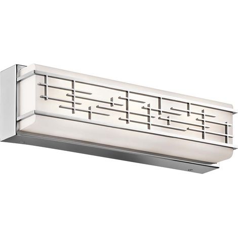 Elstead Zolon - LED Badezimmer Mittlere Wandleuchte Chrom IP44