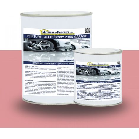 Peinture Laque Epoxy pour Garage - 2.5 Kg Rose - MATPRO (1/5)