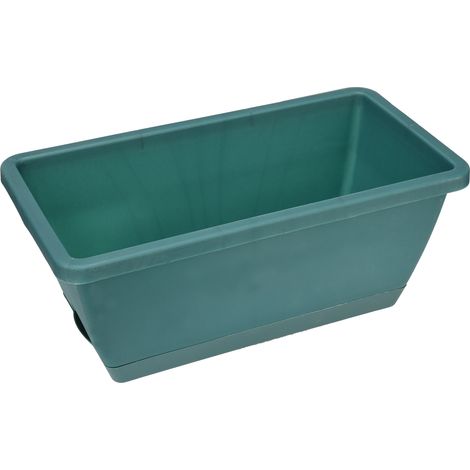 Pot de Fleurs en Plastique Résistant Grand Modèle 36x15x19 avec Trou Drainage (1/5)