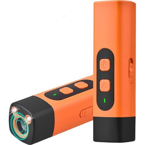 Anti Aboiement - 2025 Stop-Croq Aboiement Chien, Dispositif Anti-Aboiement Portable pour Chiens, 3 Modes Ajustables, Calmez Les Aboiements Tout en Douceur, en Une Pression (Orange)-ARCAN (1/5)