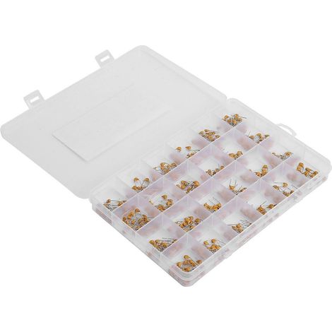 480 Stück monolithische Keramikkondensatoren 10 pF/10 µF, 24 Werte, stabil, korrosionsbeständig, DIY-Sortiment, 50 V