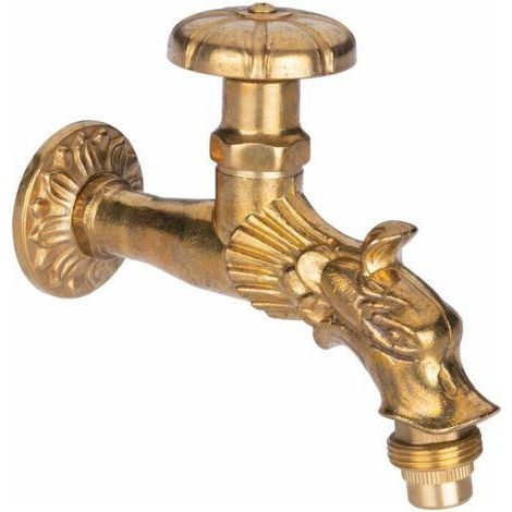 Robinet pour fontaine Capvert - Laiton poli (1/4)