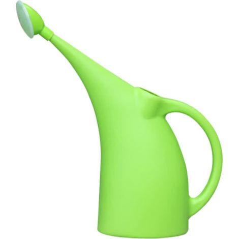 Filiyano-Arrosoir en plastique PE de 2 L, petit modèle léger et mignon pour plantes d'intérieur et d'extérieur, avec pommeau de douche, vert, 34 x 15 (1/5)