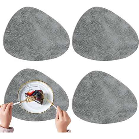 Set de sous-Verres de Table à Manger,Napperon Résistant À La Chaleur pour Table De Cuisine Déco Résistante À La Chaleur pour Maison Cuisine Restaurant Intérieur Extérieur Mariage Fête 4