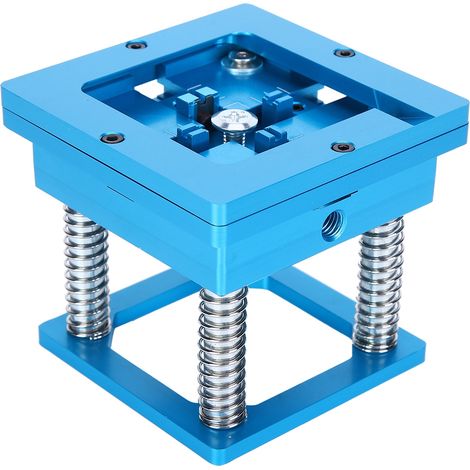 Station de reballing légère, kit universel de retravail des balles, table de reballing en métal bleu avec poignée (1/5)
