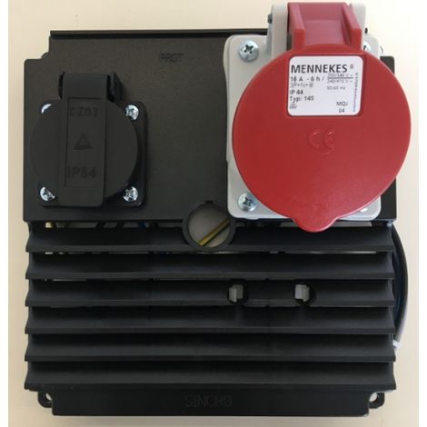 Deckel mit Steckdosen (f. Generator ET2MCF)