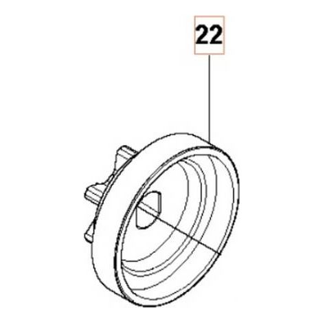 Pignon chaine tronconneuse à batterie Husqvarna 120i, 136i, 225i, 240i, 350i