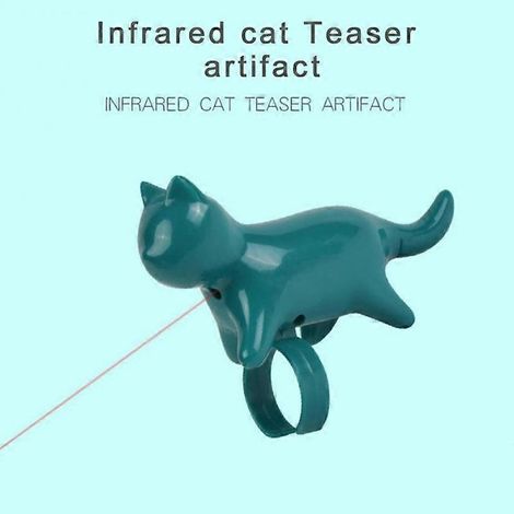 Baguette laser LED Funny Cat, jouet interactif pour chat avec pointeur lumineux infrarouge, idéal pour l'entraînement des petits animaux. (1/4)
