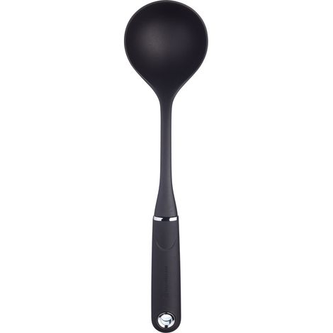 MasterClass Cazo sopero con mango blando, nylon antiadherente, 34 cm