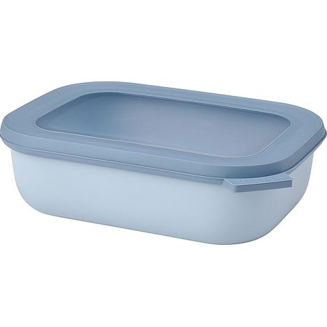 Bol Multifonction Rectangulaire - Boîte Conservation Alimentaire avec Couvercle - Convient comme Boîte de Hermétique pour le Réfrigérateur, Micro-ondes (1/5)