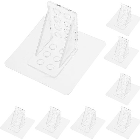 Regalwinkel 7x7cm dreieckige Kunststoffclips für Schränke