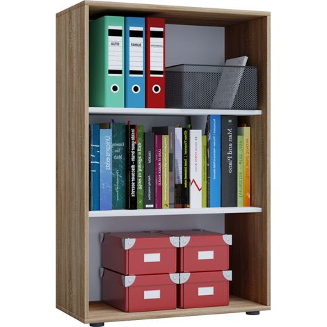 Estante de archivo de carpeta de libros de estantería Lona 3f 70x111x37 - VCM