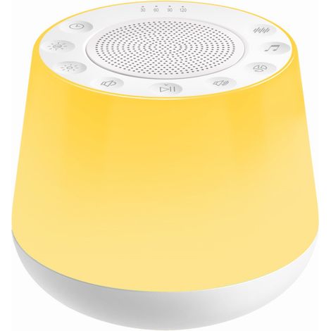 Macchina per dormire a rumore bianco con 32 suoni naturali rilassanti non ripetuti, funzione di memoria, timer sonoro terapeutico per neonati, bambini e adulti