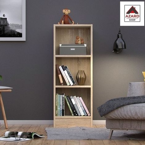 Kit libreria working 2 ripiani cm 41x27x107h finitura quercia - Salone (1/3)