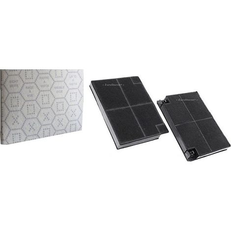2 FILTRI CAPPA CARBONI + PANNO 50 X 60 FRANKE FABER ELECTROLUX SMEG BRANDT f 43