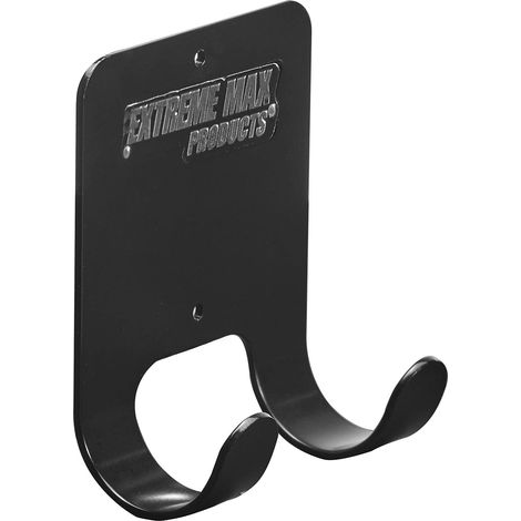 Support mural en aluminium pour fouet/balai d'angle pour remorque fermée, magasin, garage, rangement – Noir (1/5)