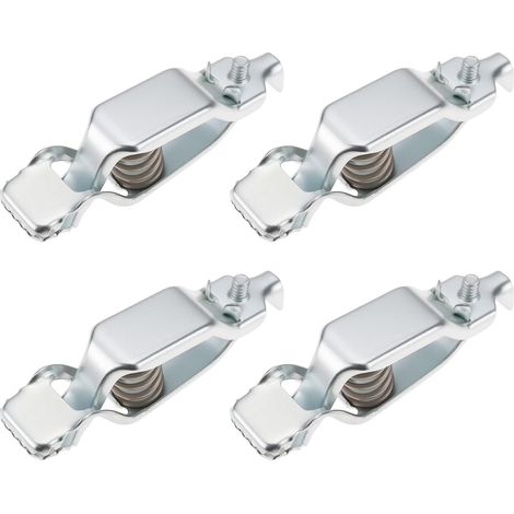 Lot de 4 Pinces de Test de Batterie 20 A BU-27 en Fer Galvanisé Adaptées Aux équipements Et Fournitures électriques (1/5)