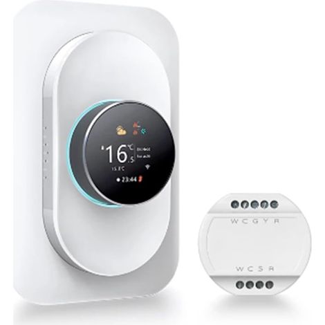 Thermostat WiFi TUYA Thermostat WiFi 24 V pour pompe de , contrôleur de température programmable intelligent fonctionne pour Alexa, Home (1/5)