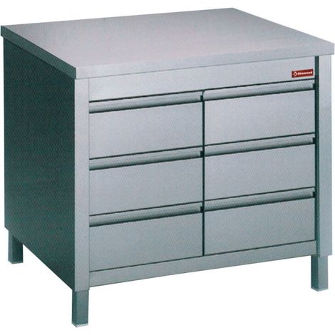 Table armoire avec 6 tiroirs - Diamond (1/2)