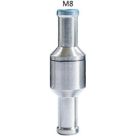 Einweg-Rückschlagventil 6/8/10/12 mm aus Aluminiumlegierung für Kraftstoffleitungen, Schläuche, Vakuumpumpen sowie Öl- und Wasserpumpen in Kraftfahrzeugen (1/5)