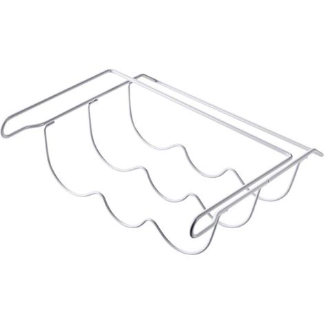 Support De Rangement pour Réfrigérateur Rack De Stockage Bouteilles Blanc en Fer Acier Gain De Place Intérieur La Cuisine Porte-Boissons Multifonction pour Canettes Et Bouteilles (1/5)