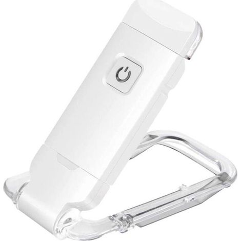 Lampe de livre rechargeable USB pour lire au lit, luminosité réglable, clip LED sur les lampes de lecture de livre, parfait pour les, Ensoleillé