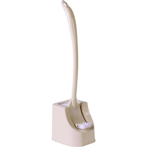 Spazzola per Wc con Manico Lungo con le Setole Morbide, Stabile, muri di Sostegno, Set Spazzola e Titolare per la Pulizia del wc WC, Accessori Bagno (1/5)