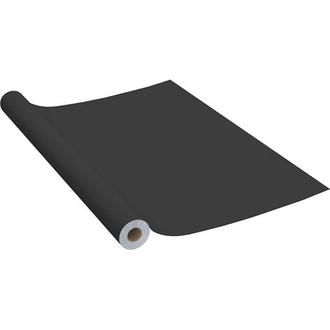 Maison Exclusive - Pellicola Autoadesiva per Mobili Nera 500x90 cm in PVC